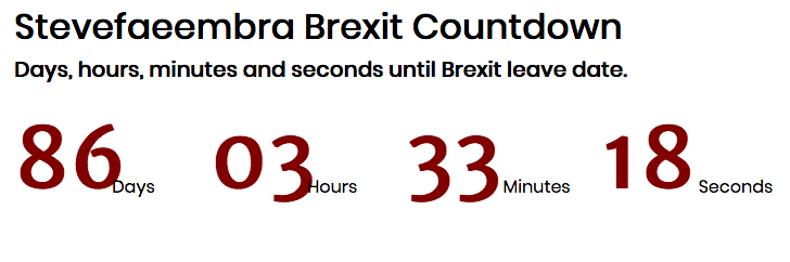 Brexit Countdown