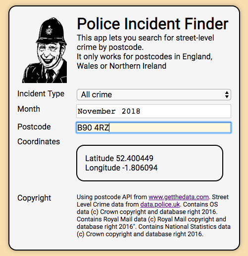 Crime Finder